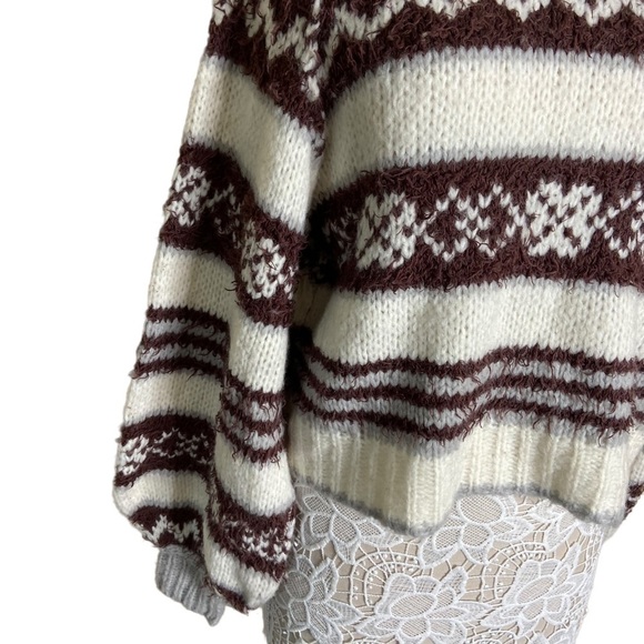 New Free People Check Me Out Pullover Sweater - Picture 6 of 9